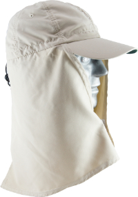 ON SITE SAFETY LEGIONNAIRE CAP - KHAKI 